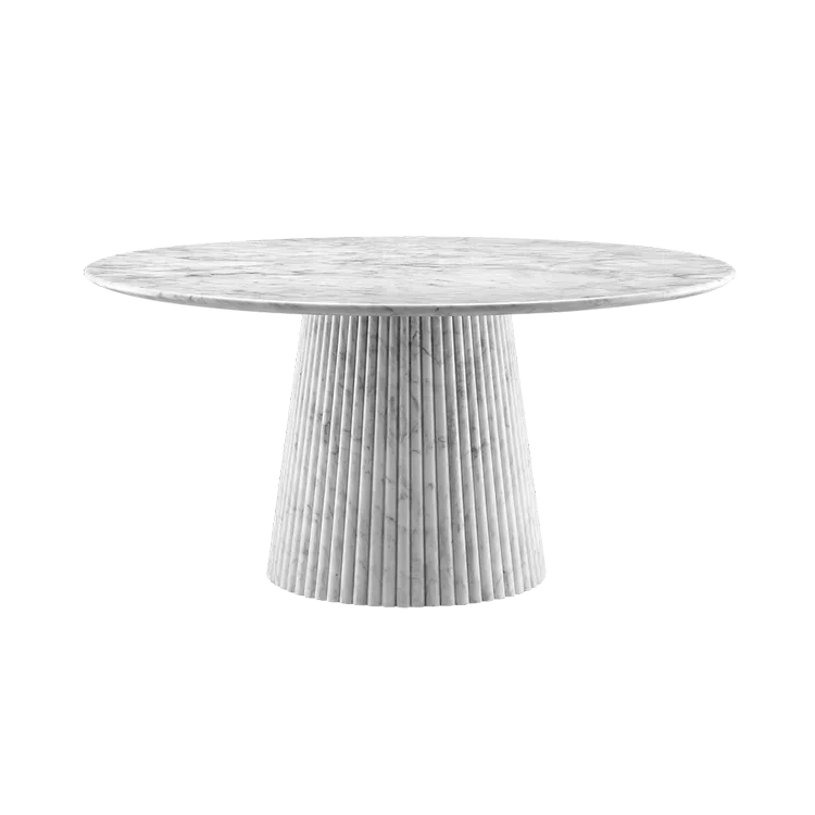 

Tableware White Luxury Marble Dining-Table Hot sales