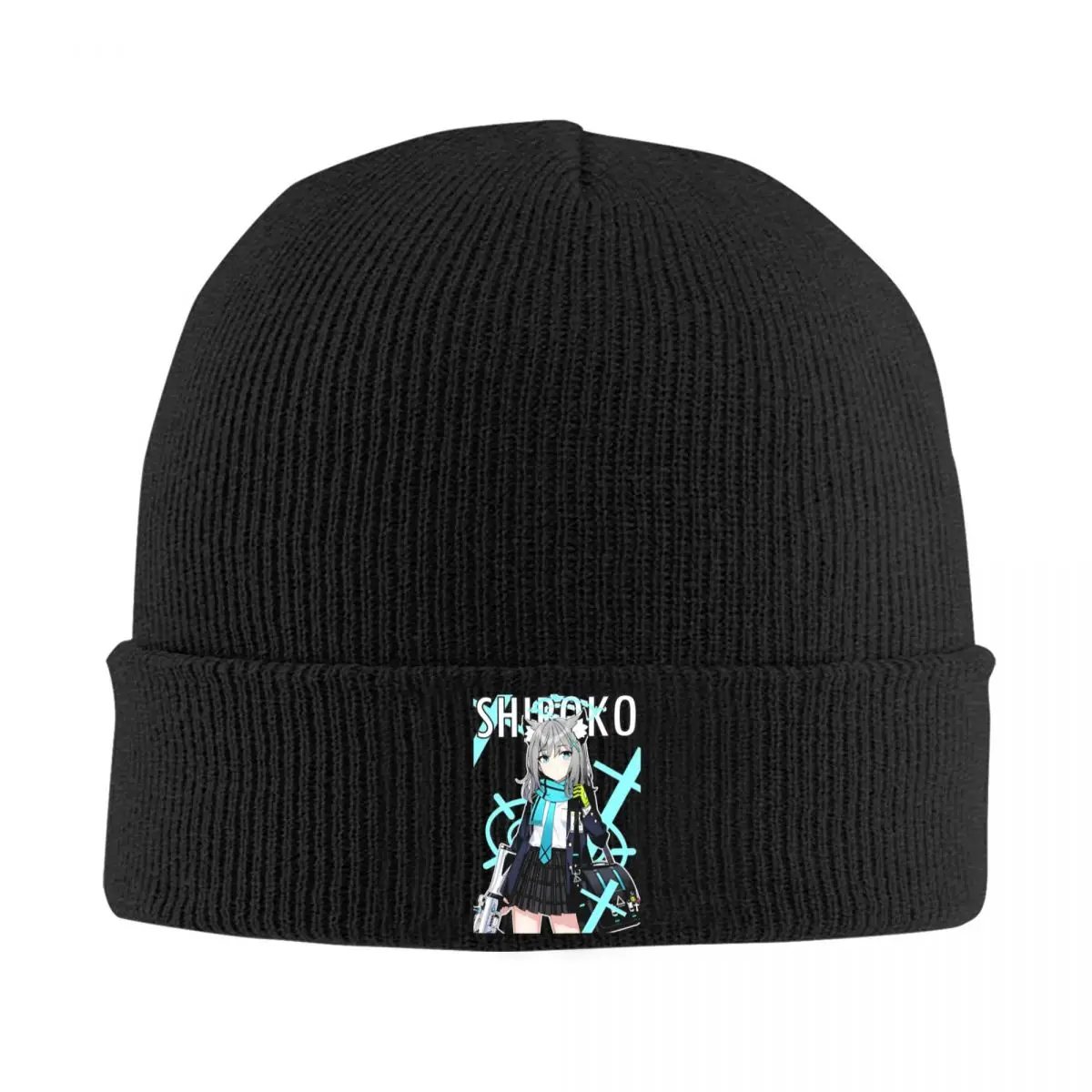 Shiroko Archives Knitted Hat Beanie Autumn Winter Hat Warm Casual Game Cap for Men Women