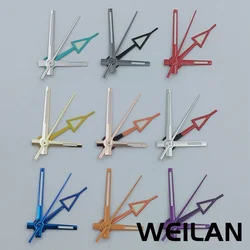 Silver Red Orange Green Blue Gold Gun Rose Gold Purple Watch Hands Luminous Hands Fit NH34 GMT Movements