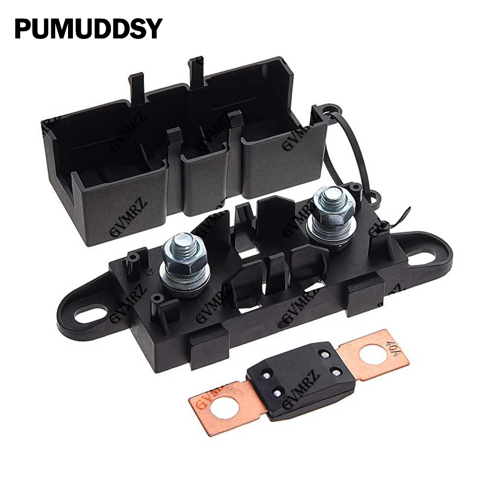 1PCS ANM-H3 30A 32V 175A 200A 225A 500A MEGA Auto Fuse Holder/ANM Bolt-on blade fuse holder Flat Type Fuse125A  60A 80A 100A