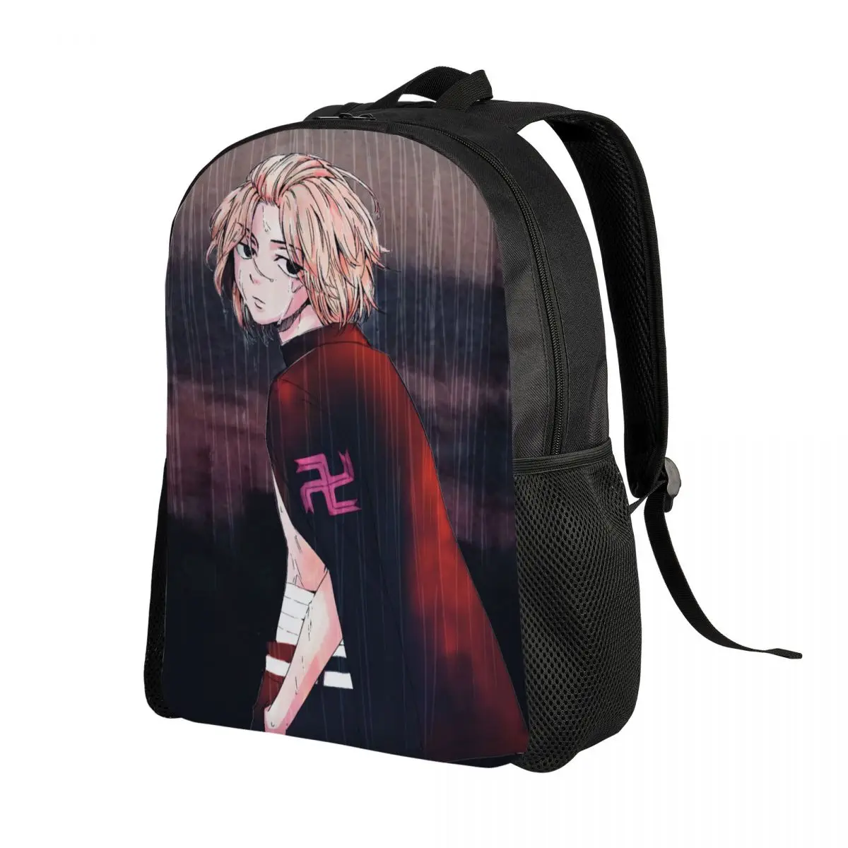 

Tokyo Revengers Manga Anime Travel Backpack Women Men School Computer Bookbag Sano Manjiro Mikey College Student Daypack Bags