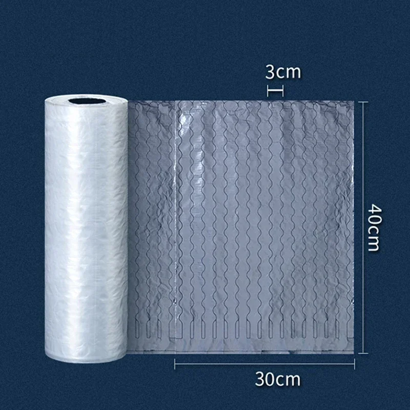 300M Cushioned Inflatable Bags Bubble Film Pillows Air Cushions Logistics Packaging Transportation Shockproof and Anti Extrusion