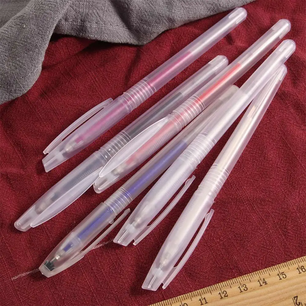 1Set Sewing Accessories For DIY Patchwork Fabric Marker Drawing Lines Mark disappearing pen Heat Erase Pen Refills