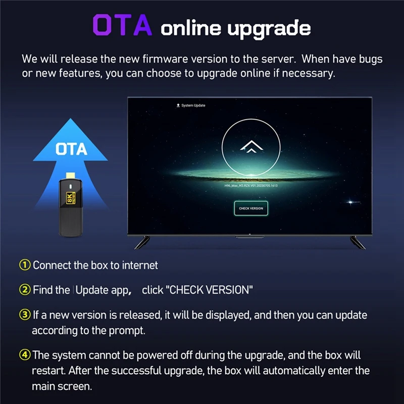 ТВ-приставка H96MAX M3, 2 + 16 ГБ, Android 13,0, Wifi6 4K x 2k H.265 HEVC RK3528