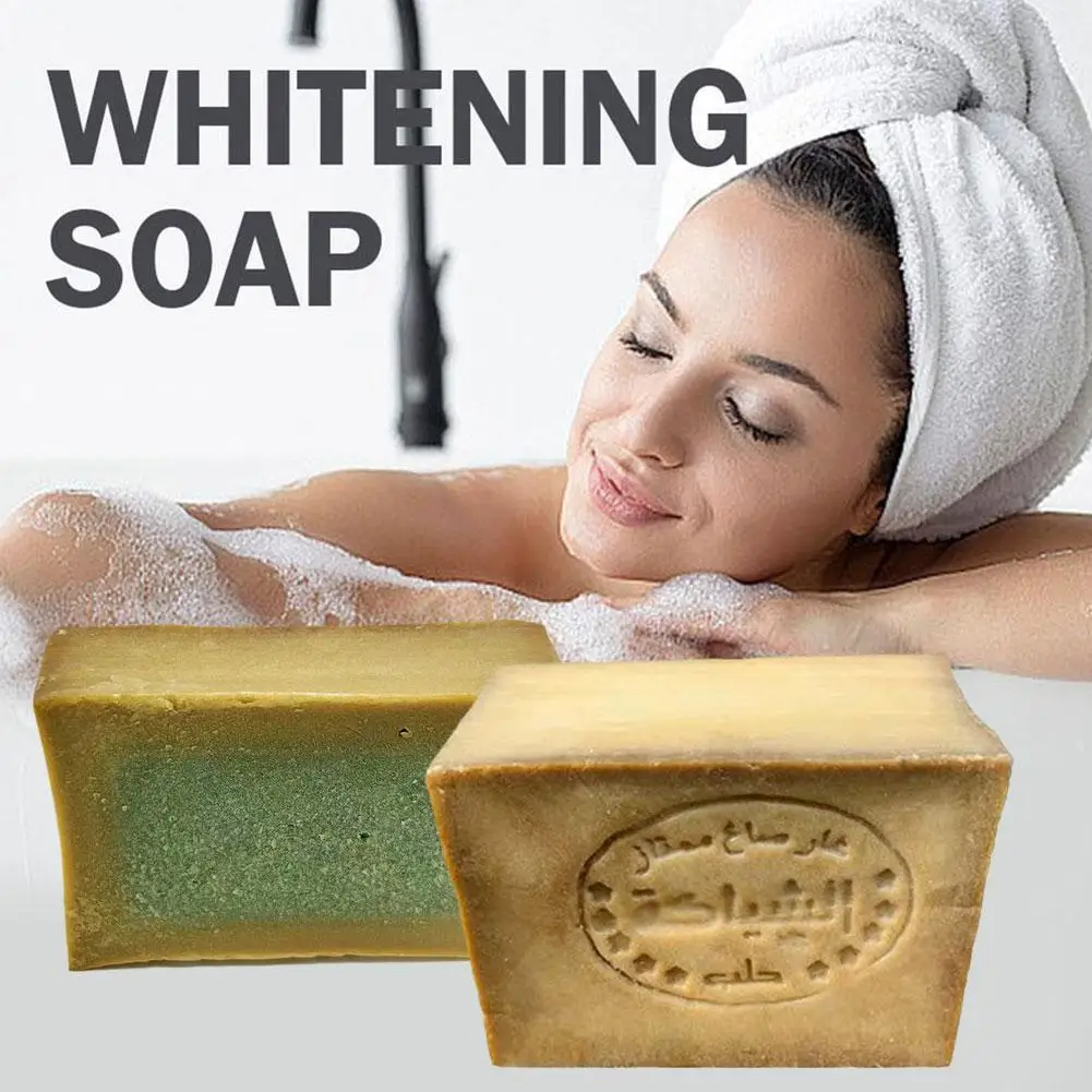 

5-years Handmade Olive Exfoliator Soap Moisturizing Whitening Anti-sensitive Bar Anti-acne Oil Control Body Skincare 100g/200g