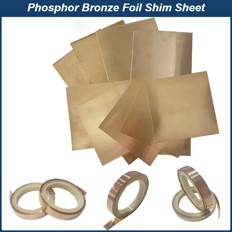

1 Piece Phosphor Bronze Foil Shim Sheet Plate thickness 0.01mm To 2mm