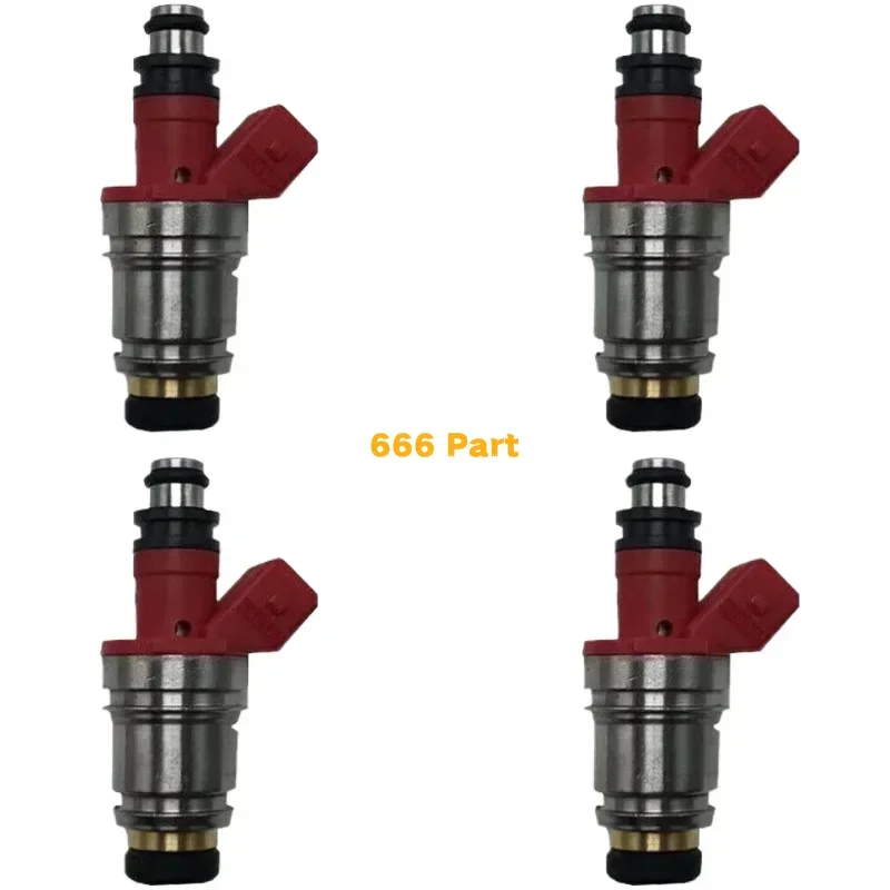 For 1990-95 Nissan Pickup D21 2.4L Fuel Injectors JS21-1 16600-86G00 JS21-1 4PCS