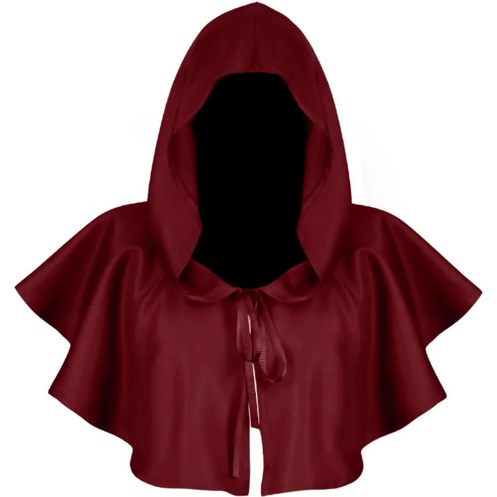 

Party Clothes Cloak Movie One Size Mysterious COS Costume Flax Solid Color Death Cloak Cosplay