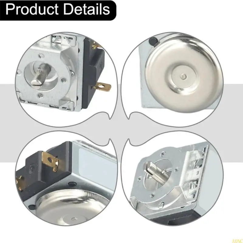 A0NC Electric Timer Timer Time Time Time Time Mechanical Timer Timing Part Metal Texture Timer Timer Switch