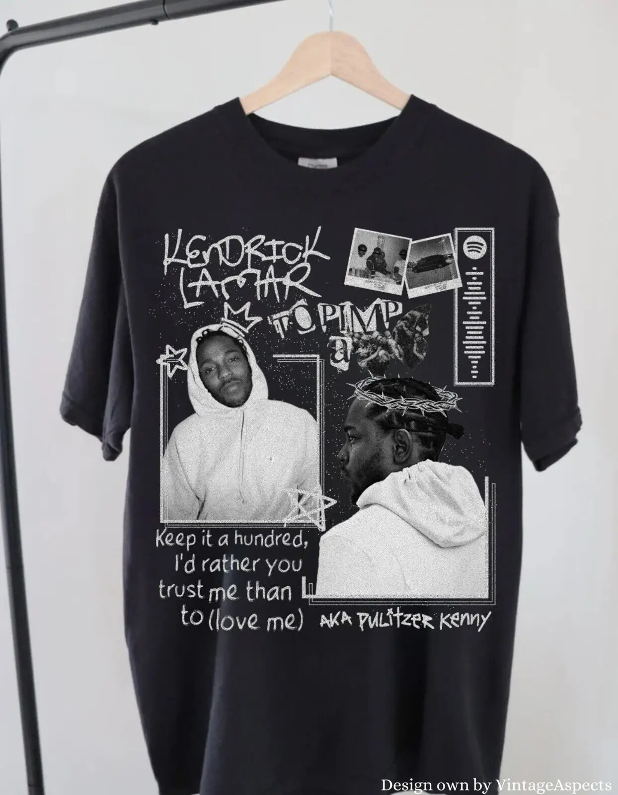 New Kendrick Lamar hip hop rapper Gift For Fans Unisex S-5XL Shirt BI04_208