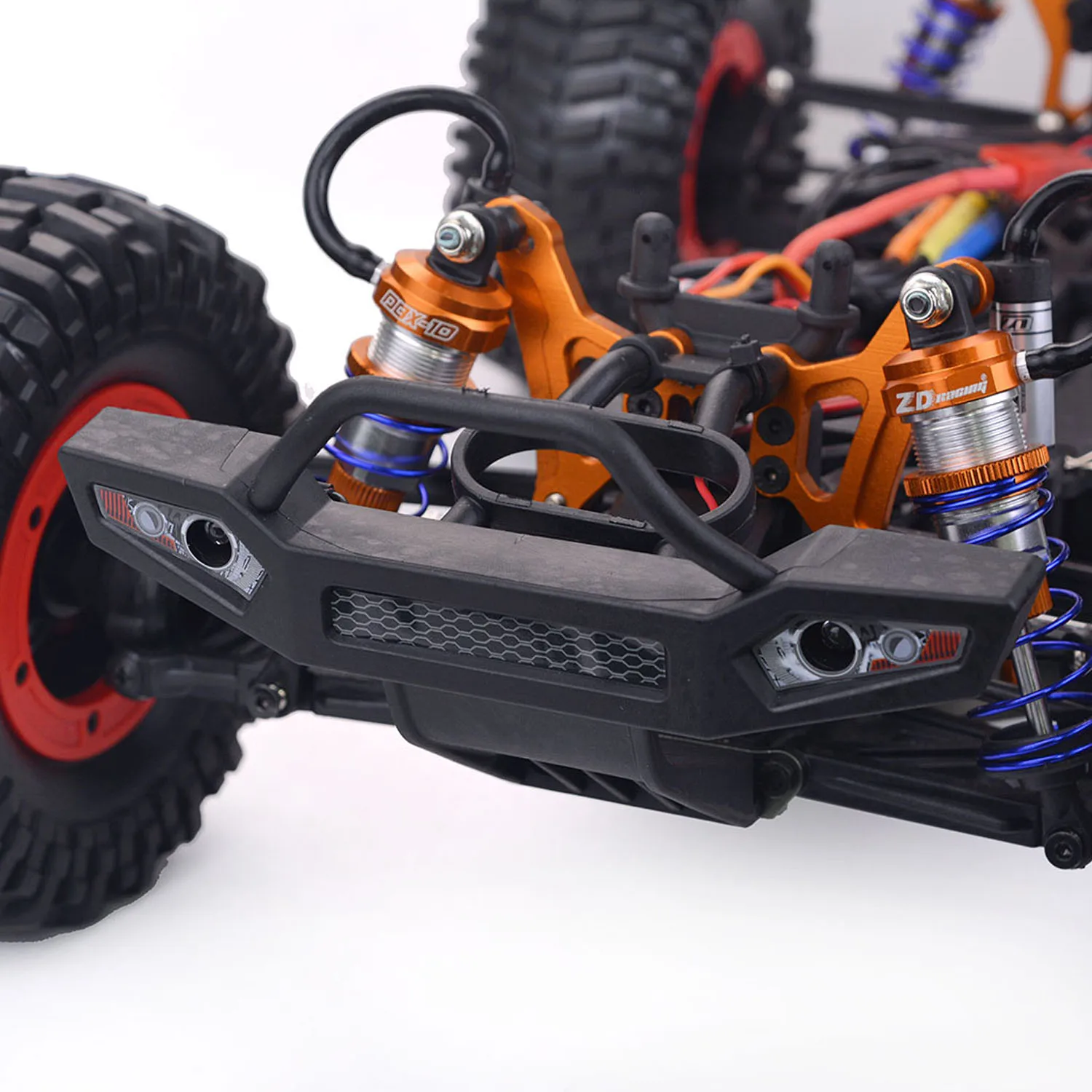 

11.4 Inches Wheelbase ZD Racing 1/10 DBX 102 Remote Control Off Road Car Tail Wing Version PVC Shell RC Desert Buggy LED Light