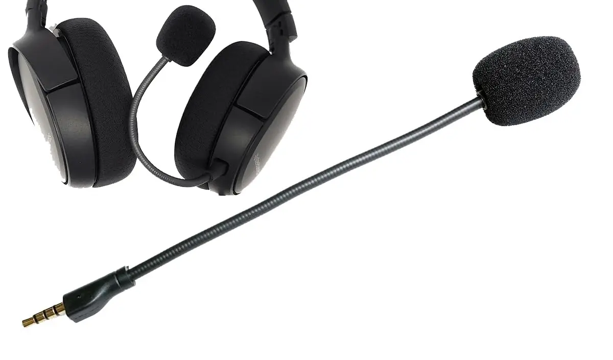 

V-MOTA Replacement Game Mic for Steelseries Arctis 1 / Raw Wired/Wireless PS4 Pro PS5 Xbox One X Computer PC Microphone Boom
