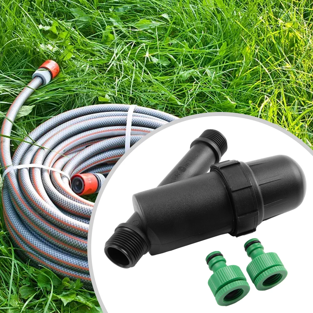 

Premium 100 Mesh Water Filter Strainer for Garden Hose Drip Irrigation Long lasting Durability (DN20 Connector)