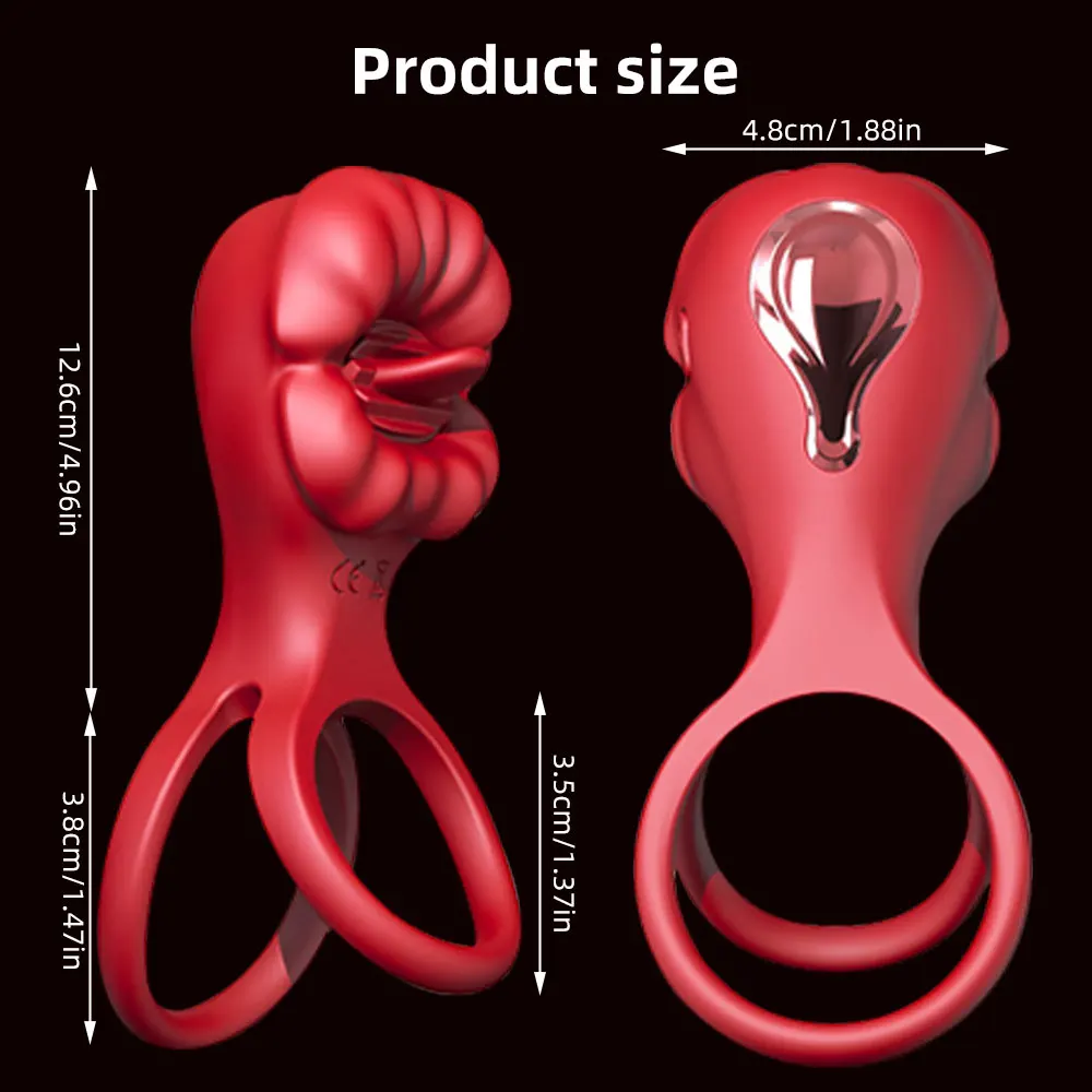 Vibrating Cock Ring for Men Couples Adult Sex Toys Penis Vibrator Clitoral Stimulator 10 Vibration Adjustable Vibrator Ring