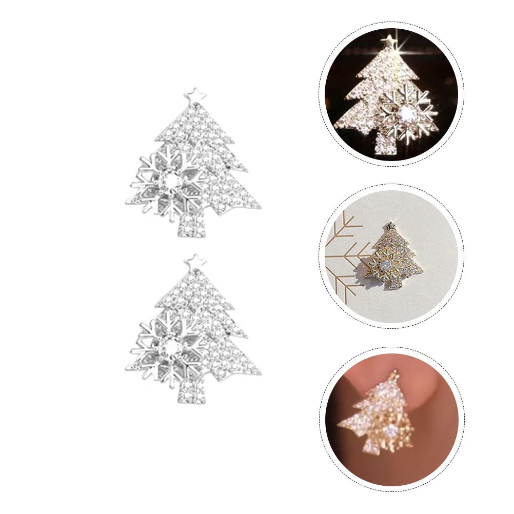 

Women Earrings Dangle Holiday Snowflake for Trendy Christmas Decor Dangles Decoration Delicate
