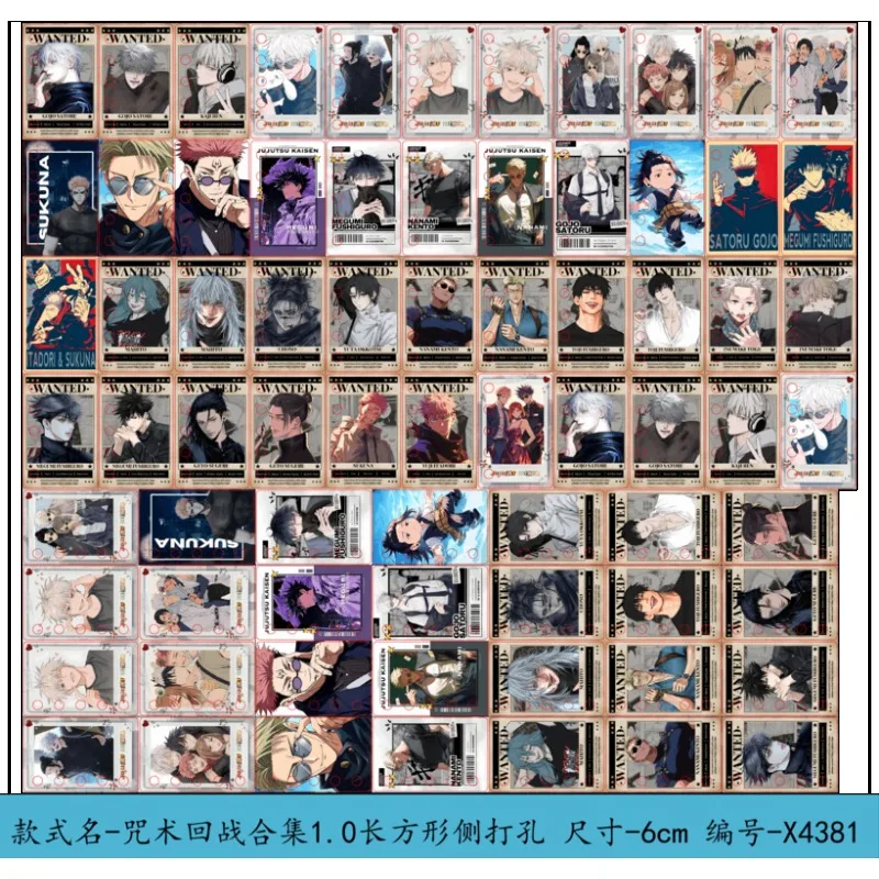 

Bandai Collection Acrylic Patch Anime Cartoon Peripherals DIY Material Accessories Keychain Pendant Shake One Piece Multi-size