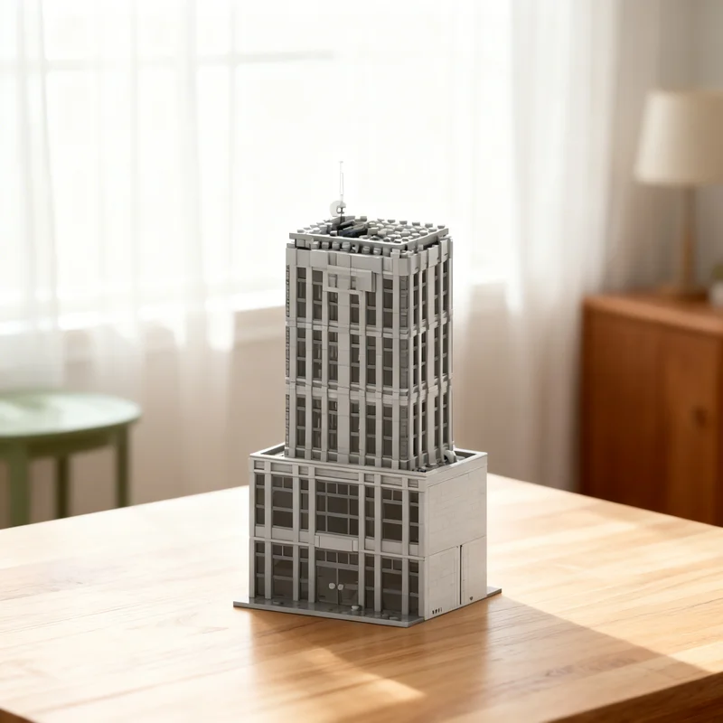 

4690 деталей MOC: Модульный конструктор Pym Technologies, модель городского пейзажа, блоки для сборки, подарок своими руками, креативный коллекционный декор, премиум-класс