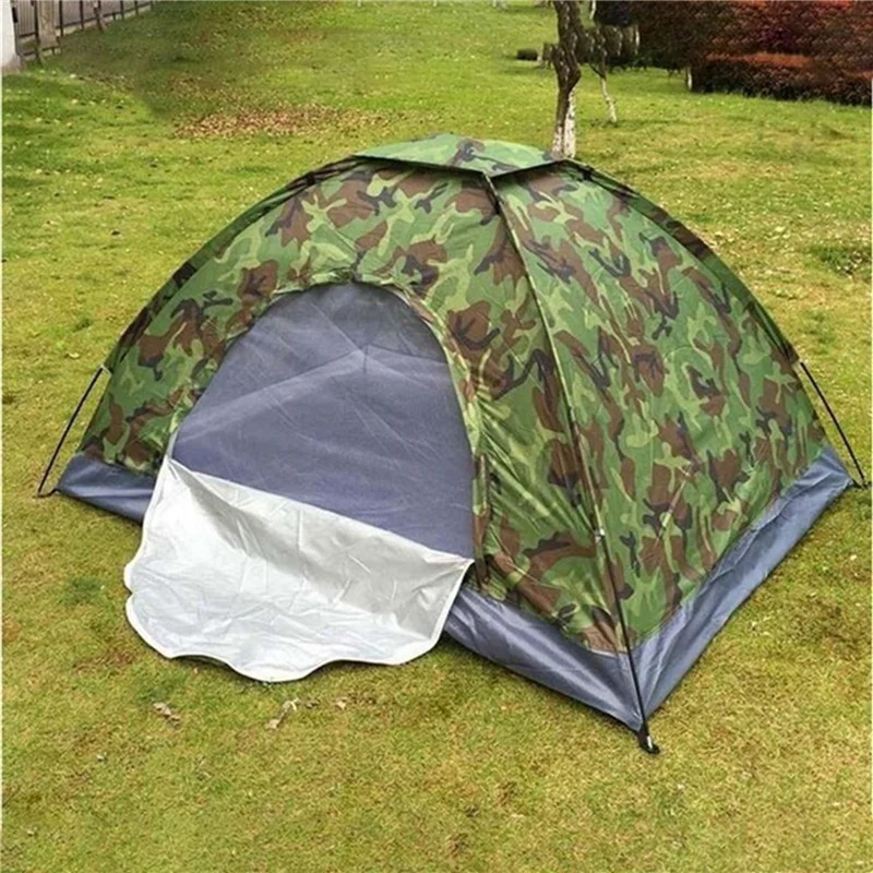 

B93B-2X 1 Person Portable Outdoor Camping Tent Outdoor Hiking Travel Camouflage Camping Napping Tent