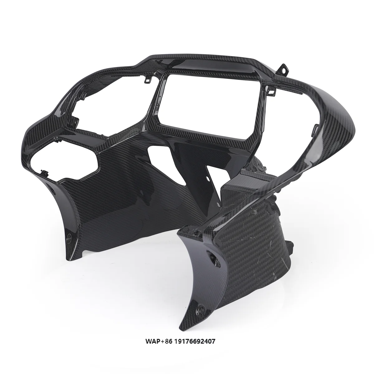 Glossy 3K Twill Carbon Fiber Black Instrument Liners & Fairing Dash Board Trim for Touring CVO Road Glide ST 2023-2025