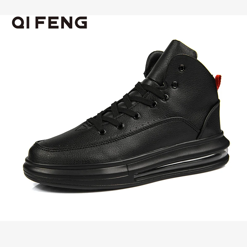 

2025 Mens Walking Sneakers Black Leather Boots Summer Red Fashion Running Youth Mens Gym Shoes Breathable Walking Shoes Male