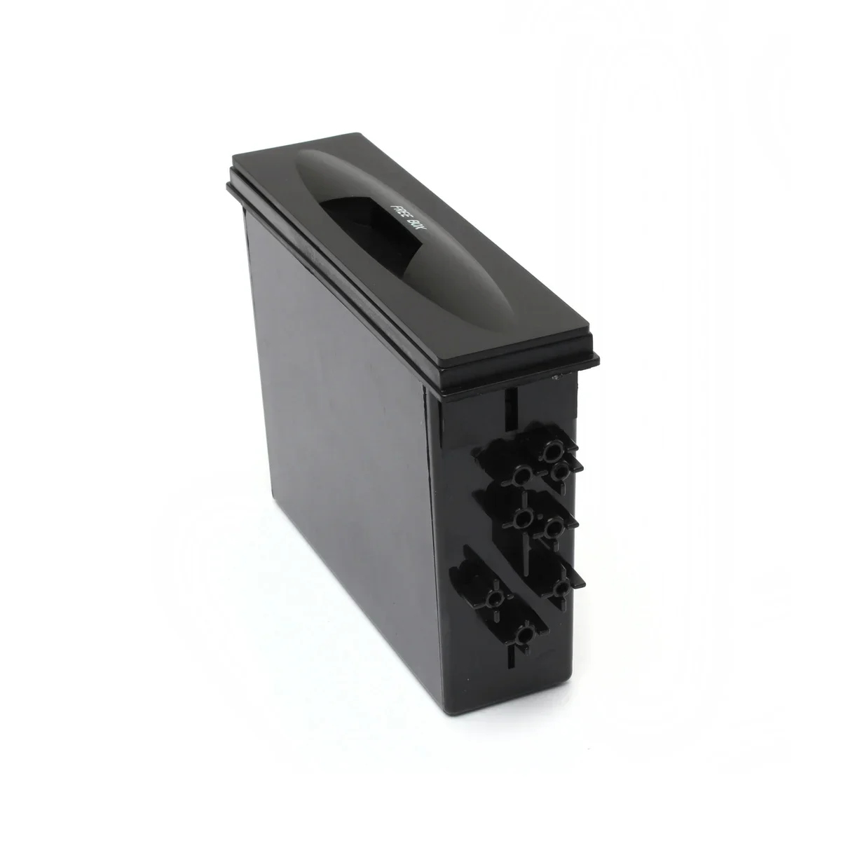 Black Plastic Universal Car Storage Box 177x50x120mm CX-38 Single Layer auto Single Din Dash Radio Installation Pocket-Kit