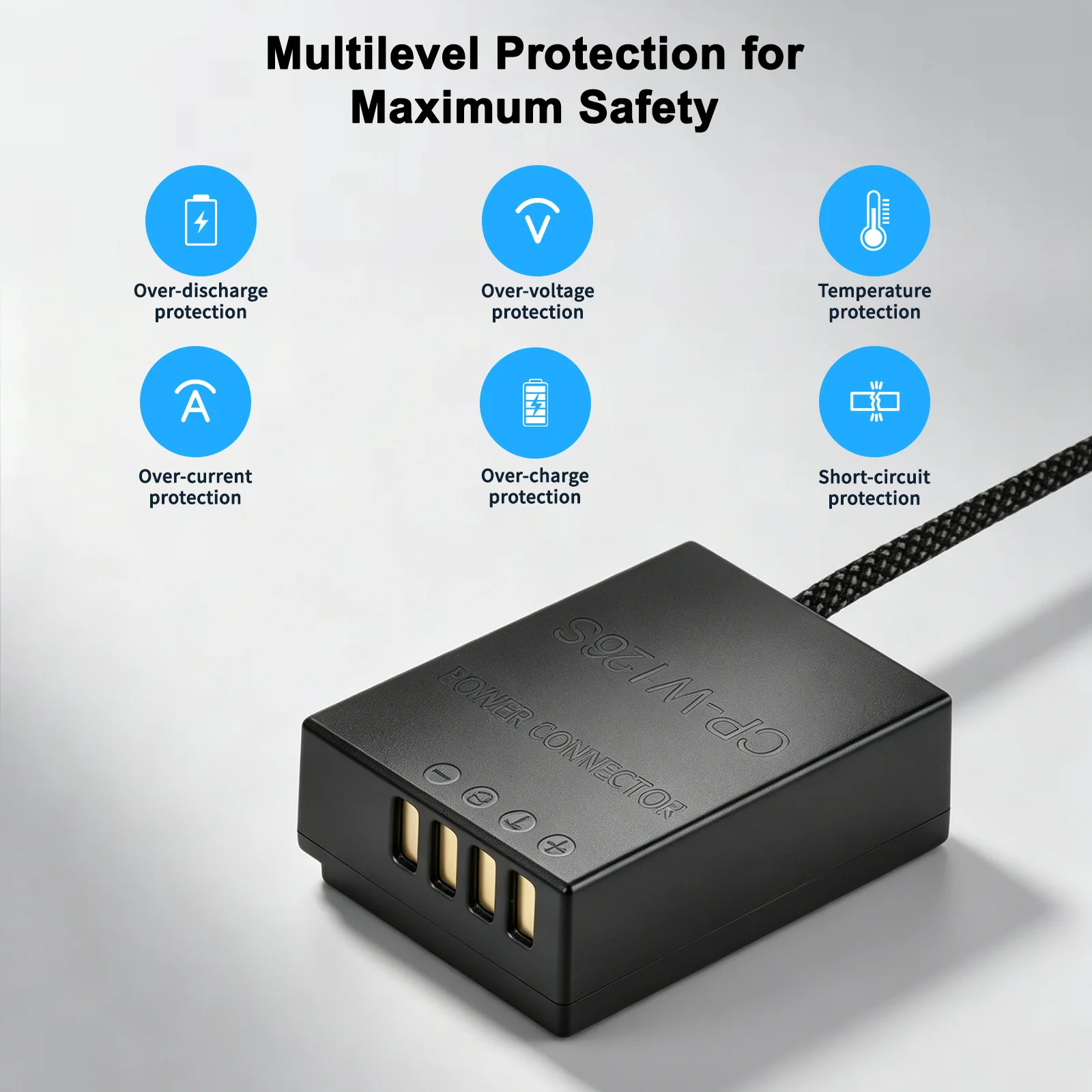 NP-W126 Power Adapter NP-W126S Dummy Battery W126 PD 20W Type-C Input For Fujifilm X100VI X100V XT30II XT30 III XS10