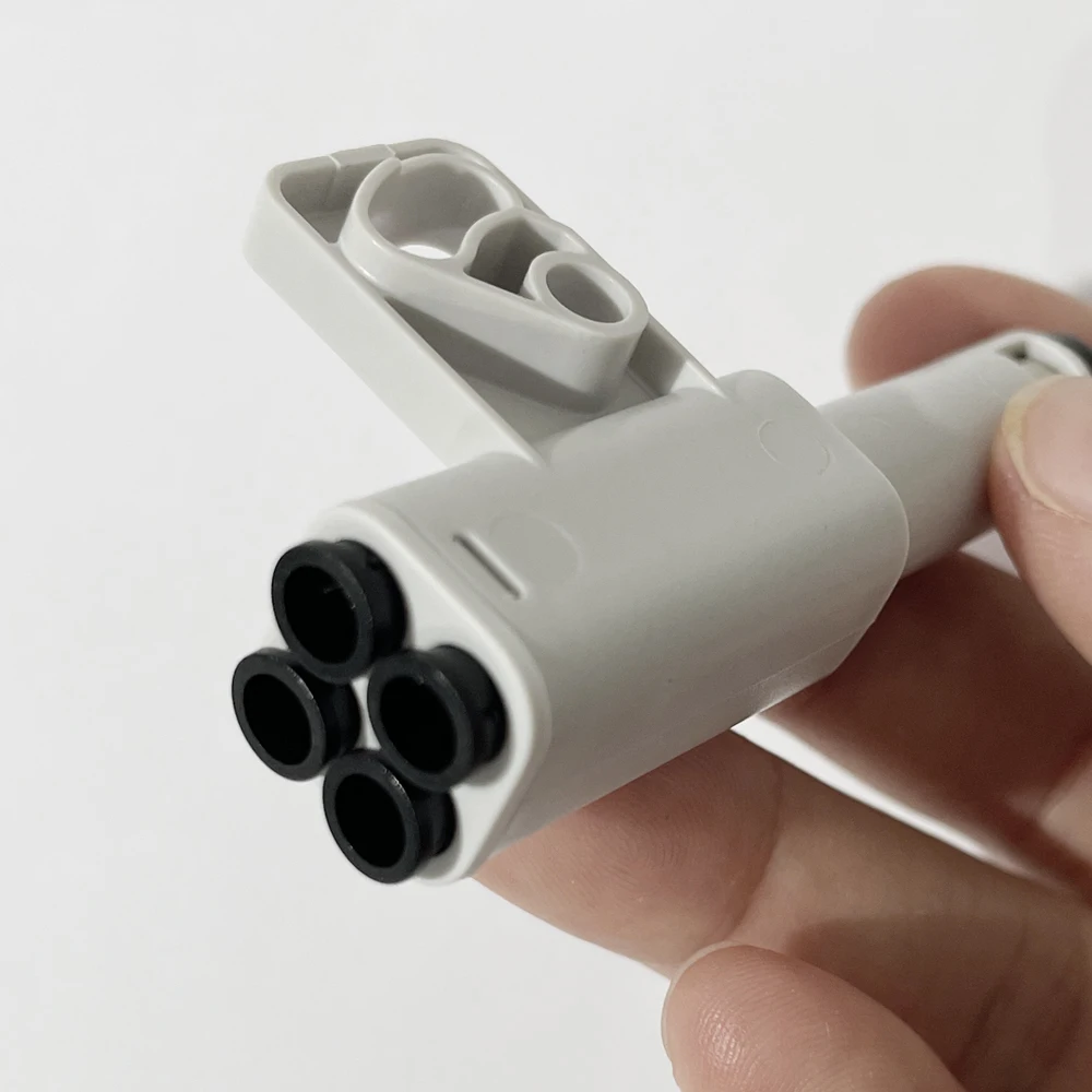 موصل PTFE لمختبر الخيزران ، محول PTFE ، اتصال AMS ، 4 وحدات تغذية لمفصل الخيزران Pt ، 4 في 1