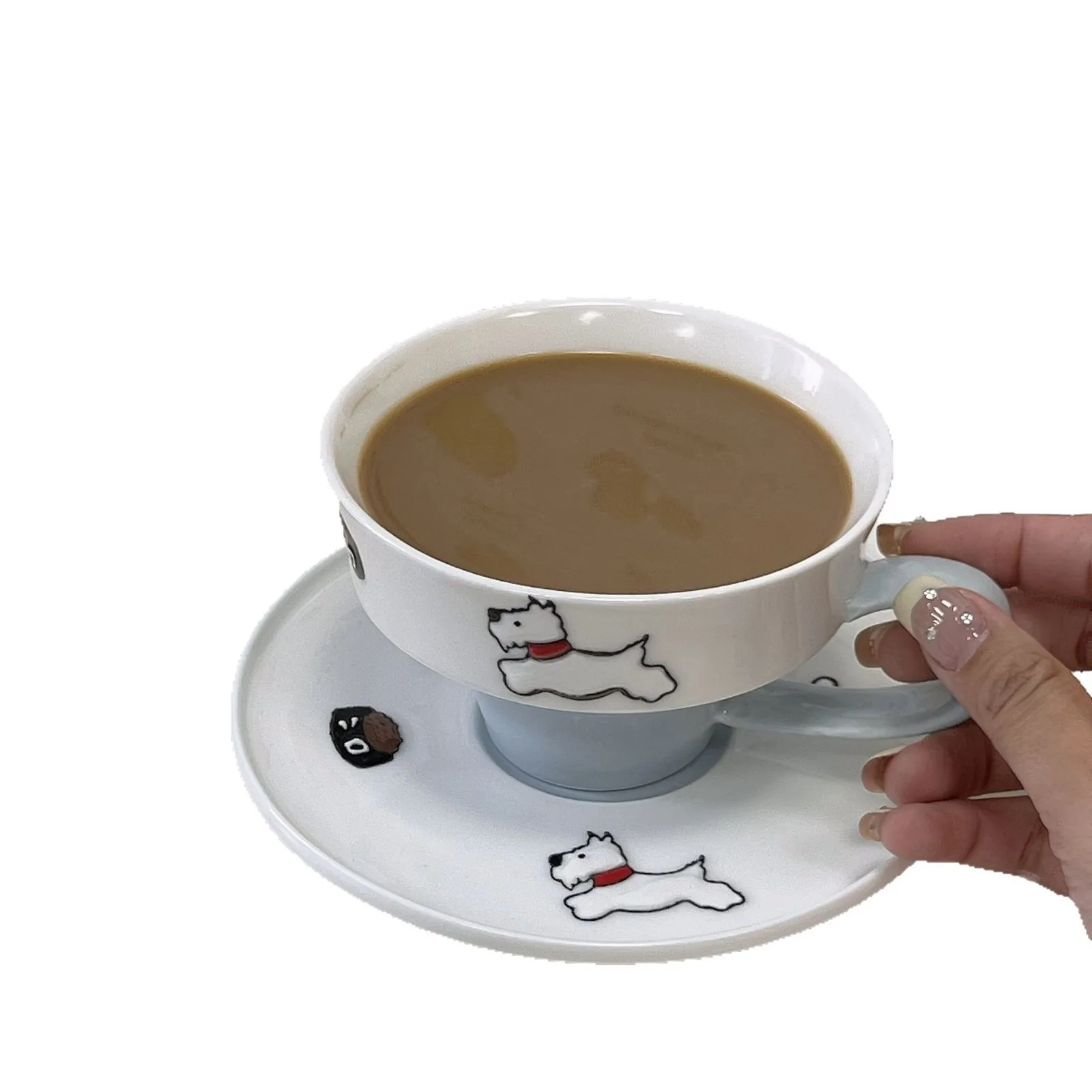 

Блюдце для кофейной чашки Керамическая чашка для латте Блюдце для чашки послеобеденного чая