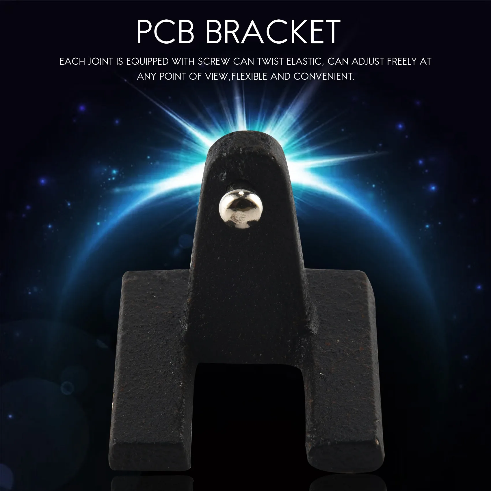 ที่หนีบเครื่องเชื่อมเหล็กแบบสามขาช่วยถือมือหนีบเครื่องมือ PCB วงจรไฟฟ้างานอดิเรก