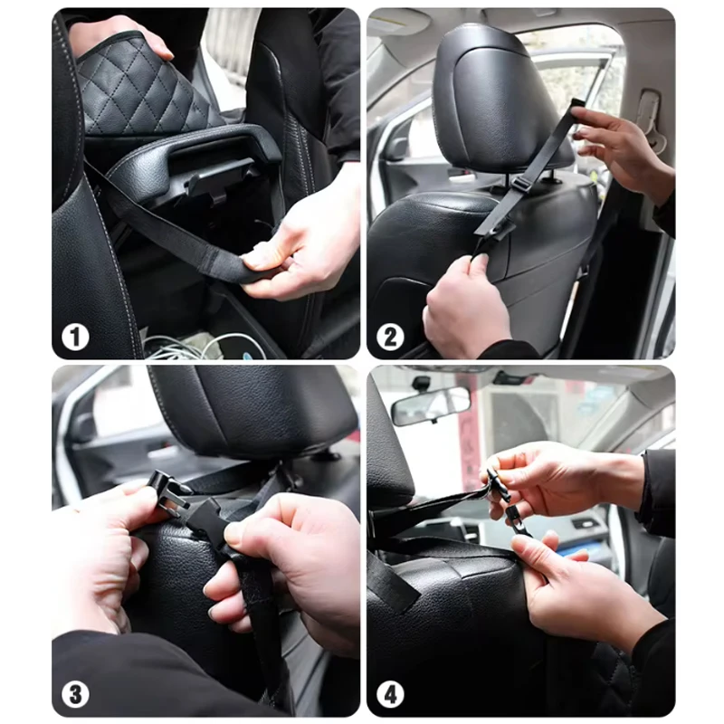 مقعد السيارة مسند الظهر تخزين تستيفها جيب لتويوتا TRD فورتشنر هايلاندر مارك-X ميراي هليكس بيكانتو سوبر GR يارس #5