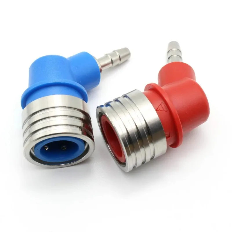Hemodialysis machine red and blue quick connector flushing bridge quick connector bypass connector 6419841