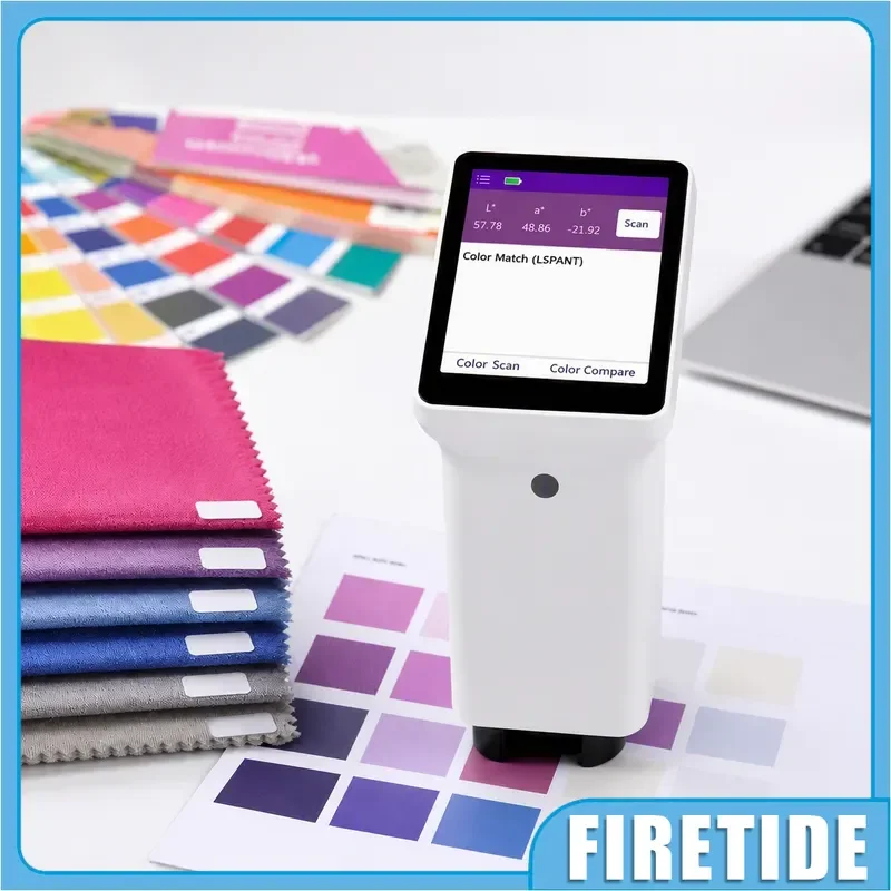 4mm Aperture Touch Screen APP Colorimeter CIE LAB Color Difference Meter for Printing Paper Packaging Quality Control
