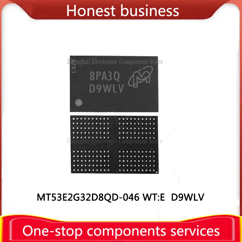 MT53E2G32D8QD-046 WT:E D9WLV  8GB BGA200 LPDDR4 MT53E384M32D2DS-046 AUT:E D9WRG 1.5GB MT53E128M32D2DS-053 WT:A D9WXS 512M