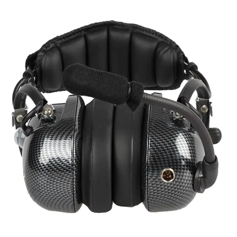 A92Z Noise Cancelling Aviation Microphone Headset For Kenwood