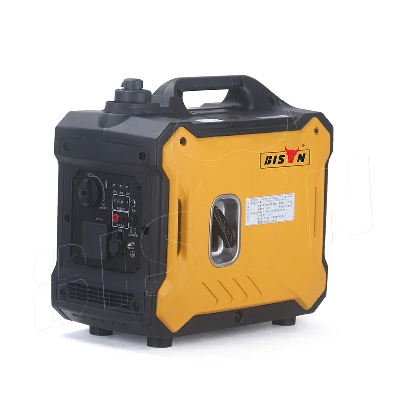 Bison Super Silent 2Kw 2Kva 2000W Dual Fuel Gasoline Gas Powered Portable Inverter Generator