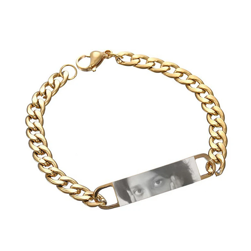 Benutzerdefinierte Augen Foto Armband personalisierte Augen Bild Armbänder gravierte Liebhaber Auge Edelstahl Valentinstag Schmuck Geschenk – Detail 12