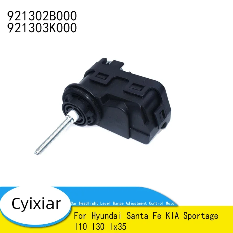 Car Headlight Level Range Adjustment Control Motor 921302B000 921303K000 for Hyundai Santa Fe KIA Sportage I10 I30 Ix35