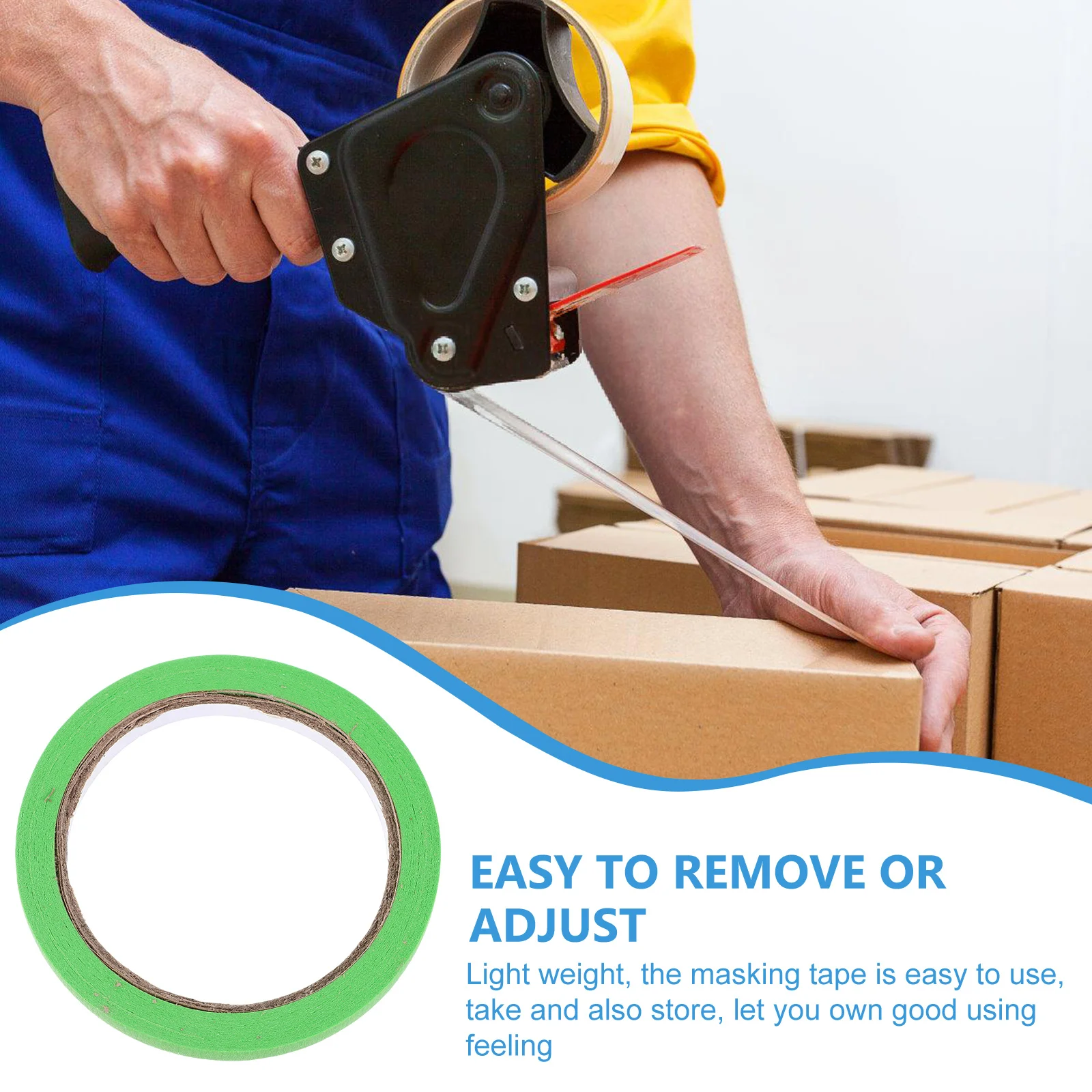 

DIY Craft Tapes 5 Rolls Colored Masking Tape 20m Easy to Cut Remove and Adjust for Handcrafts Decorative Projects