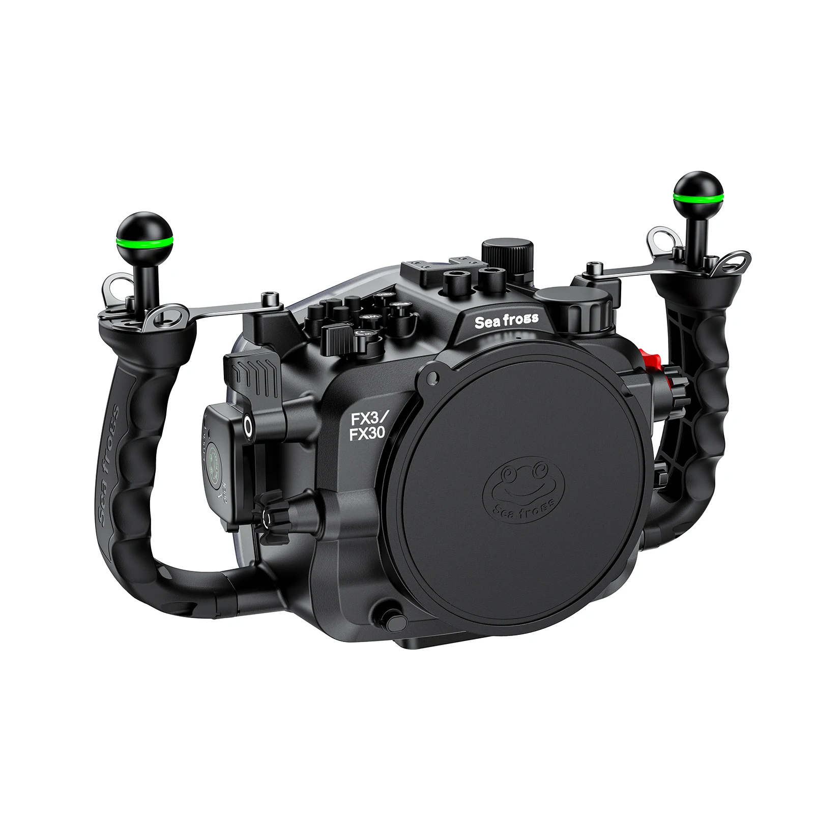 Seafrogs 2026 latest waterproof case compatible with Sony FX3 universal extension ring wide-angle lens