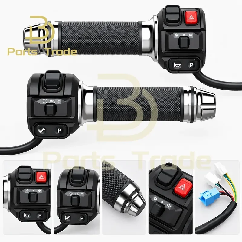Multi-function Turn Handle Electric Throttle for M3 M5 Z6 Combination Switch Assembly Disc Brake Handlebar