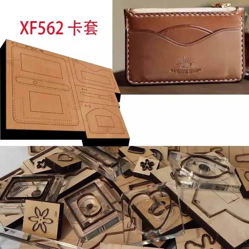 Steel Rule Die Cut For Slim Wallet Mini Leather Credit Card Holder DIY Gift Women Men Cardholder