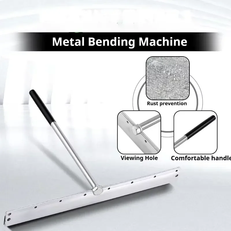 Portable Manual Sheet Metal Bender Ductwork Roofing Panels Bending Machine Multifunctional Adjustable Precision Folding