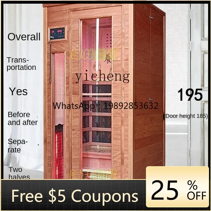 

Steam Room Household, Single Double Tomarine Sauna Steam Room Far Infrared Perspiration