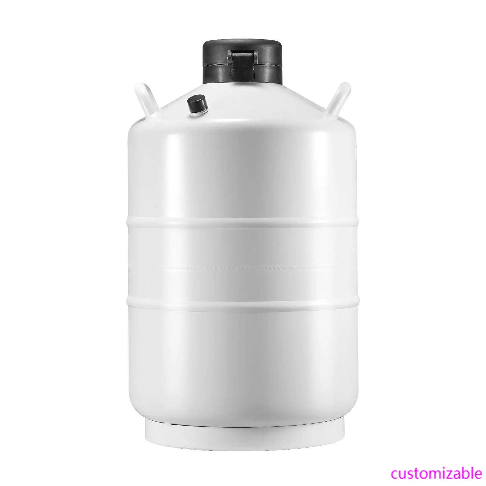 

Liquid Nitrogen Tank 20 L Aluminum Alloy LN2 Container Dewar 6 Canisters