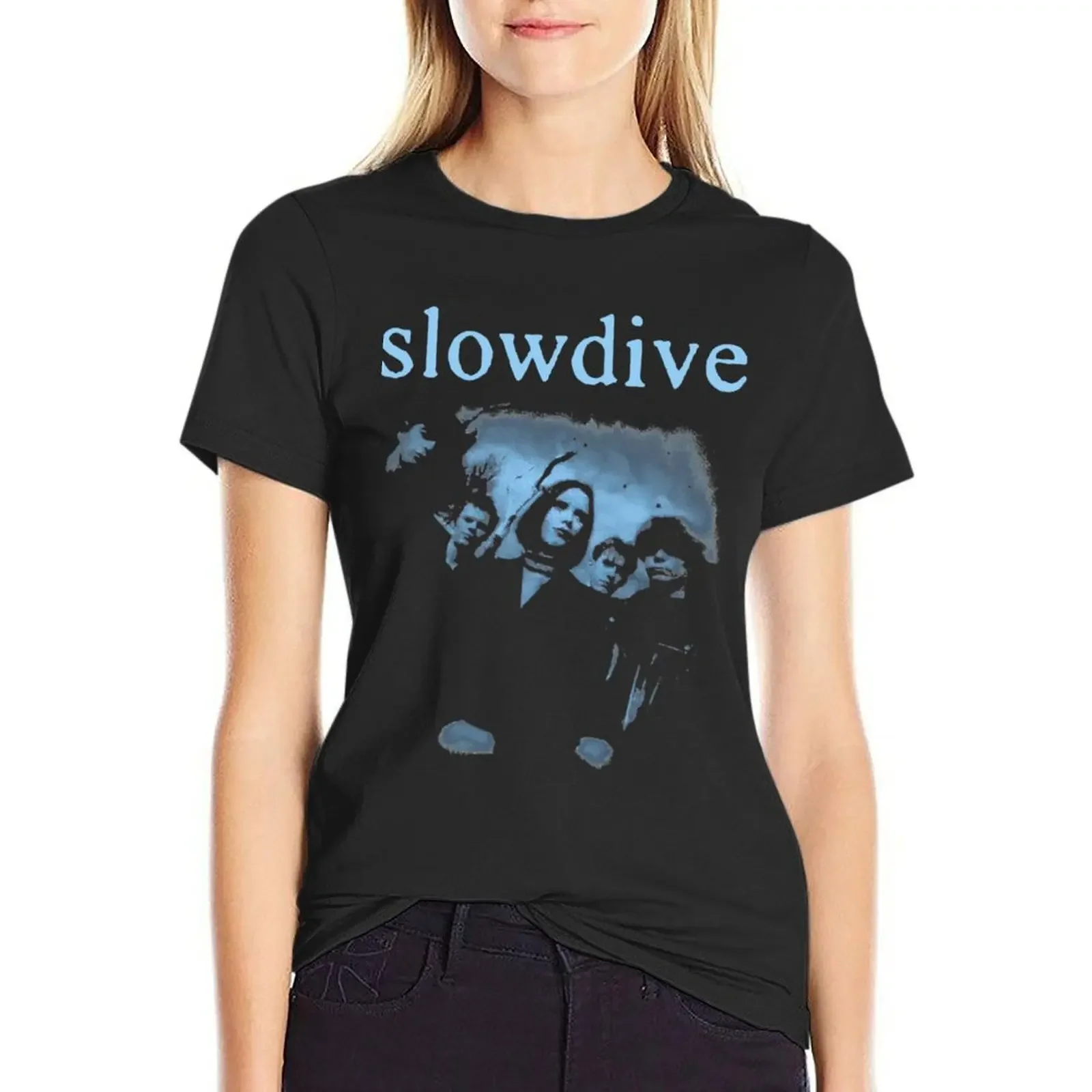 

Graphic Slowdive English rock band T-shirt shirts graphic tees plus size tops t-shirt dress for Women graphic