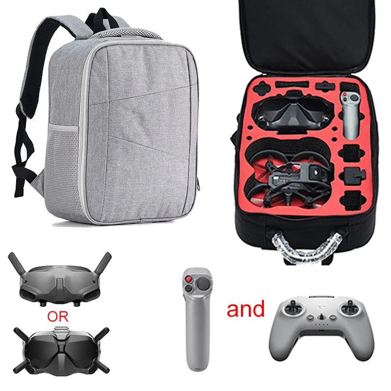 Bolsa de almacenamiento para gafas de vuelo, mochila para Control remoto, DJI Avata