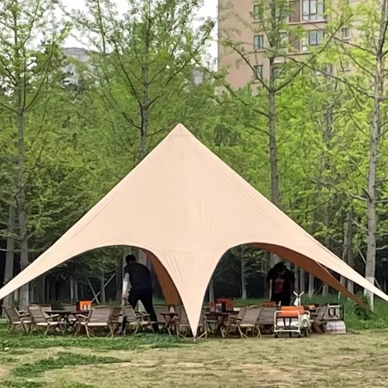 

10-50 people 10m camping beach awning outdoor waterproof canvas fabric canopy star wedding