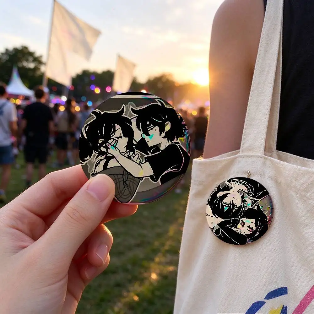 T-The Coffin Of Andy And Leyley Cute Badge Pins For Friend, Backpack, Clothing, Collectible Accessories, Jewelry Gift
