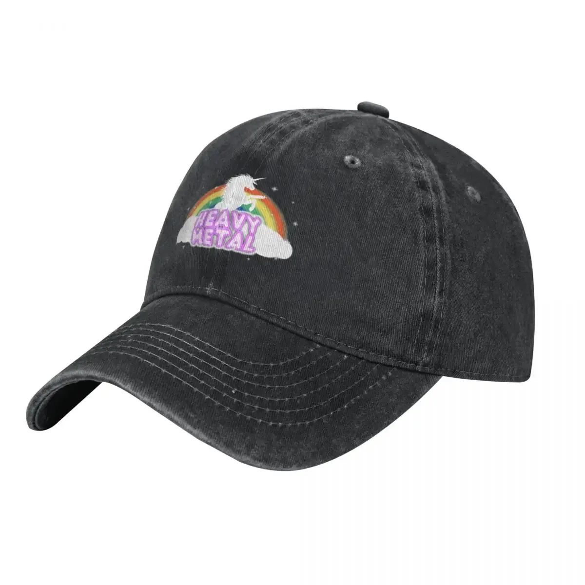 Heavy Metal Rainbow Unicorn Baseball Cap Luxury Cap fishing hat Men's Hats Women's