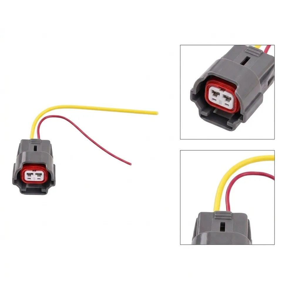 4pcs Fuel Injector Connector 2 Pin Socket Wiring Cable For 06A973722 For A4 For Golf For Passat For Bora For Polo For Skoda Seat